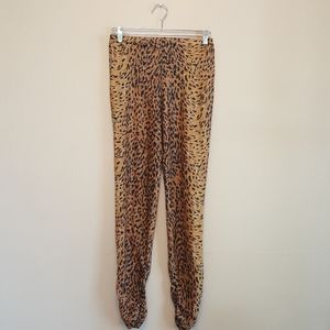 Vintage 80's Frederick's of Hollywood Metallic Leopard Pants